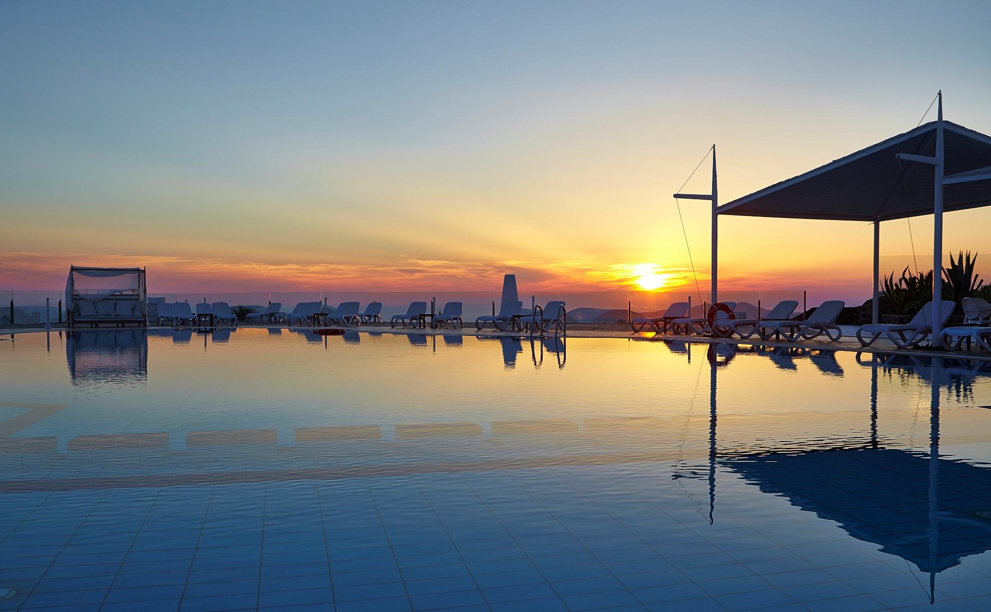 Orizontes Hotel Santorini Pýrgos Exteriör bild