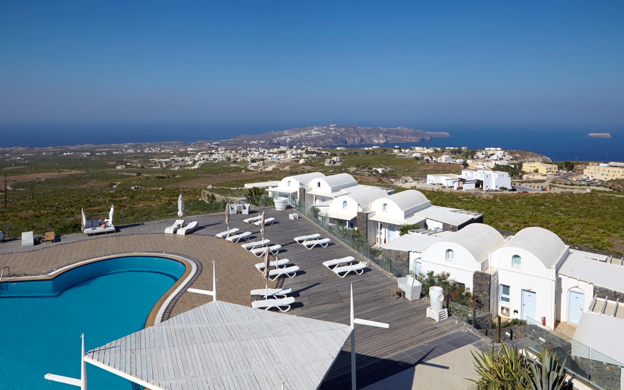Orizontes Hotel Santorini Pýrgos Exteriör bild