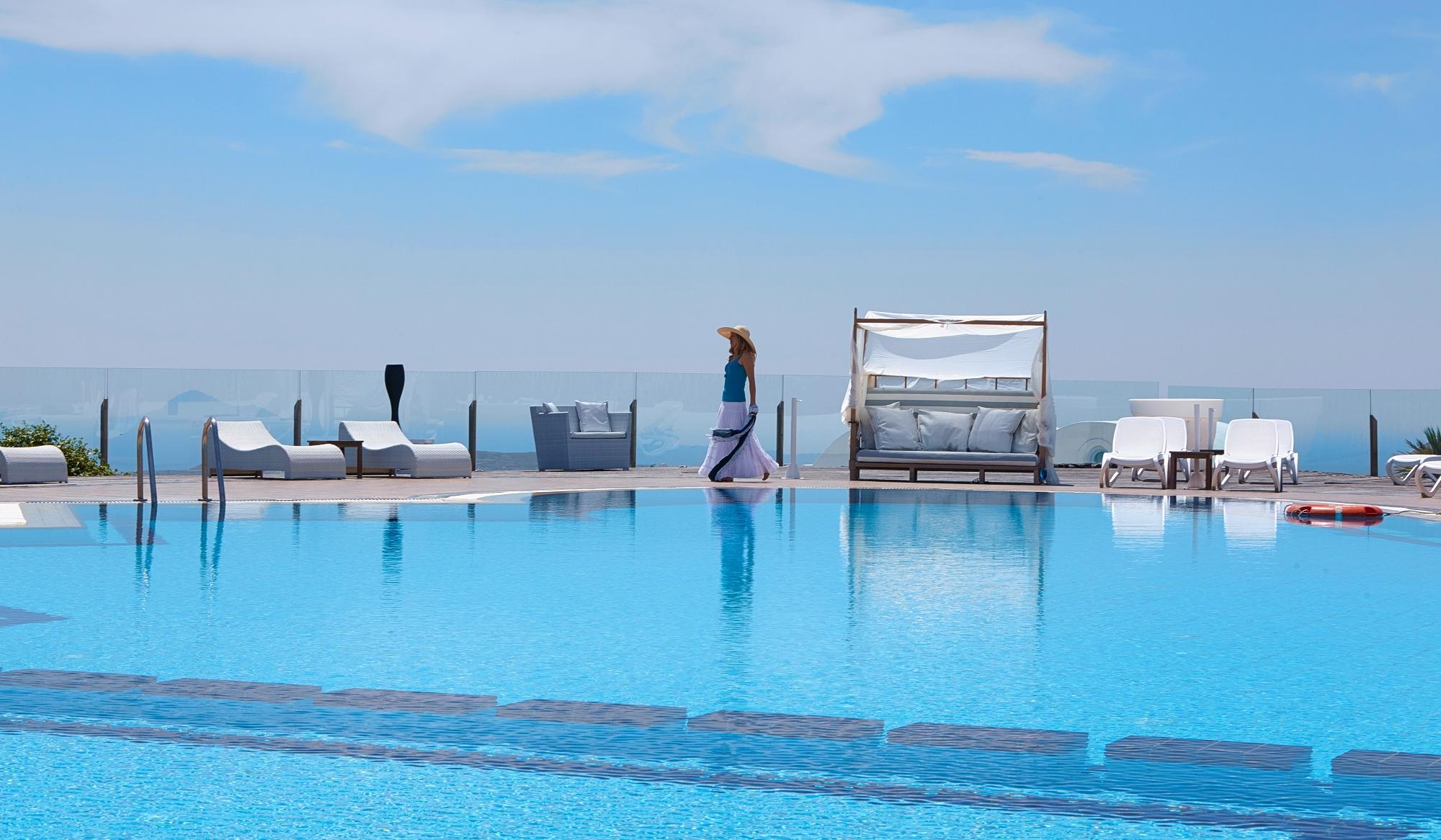 Orizontes Hotel Santorini Pýrgos Exteriör bild