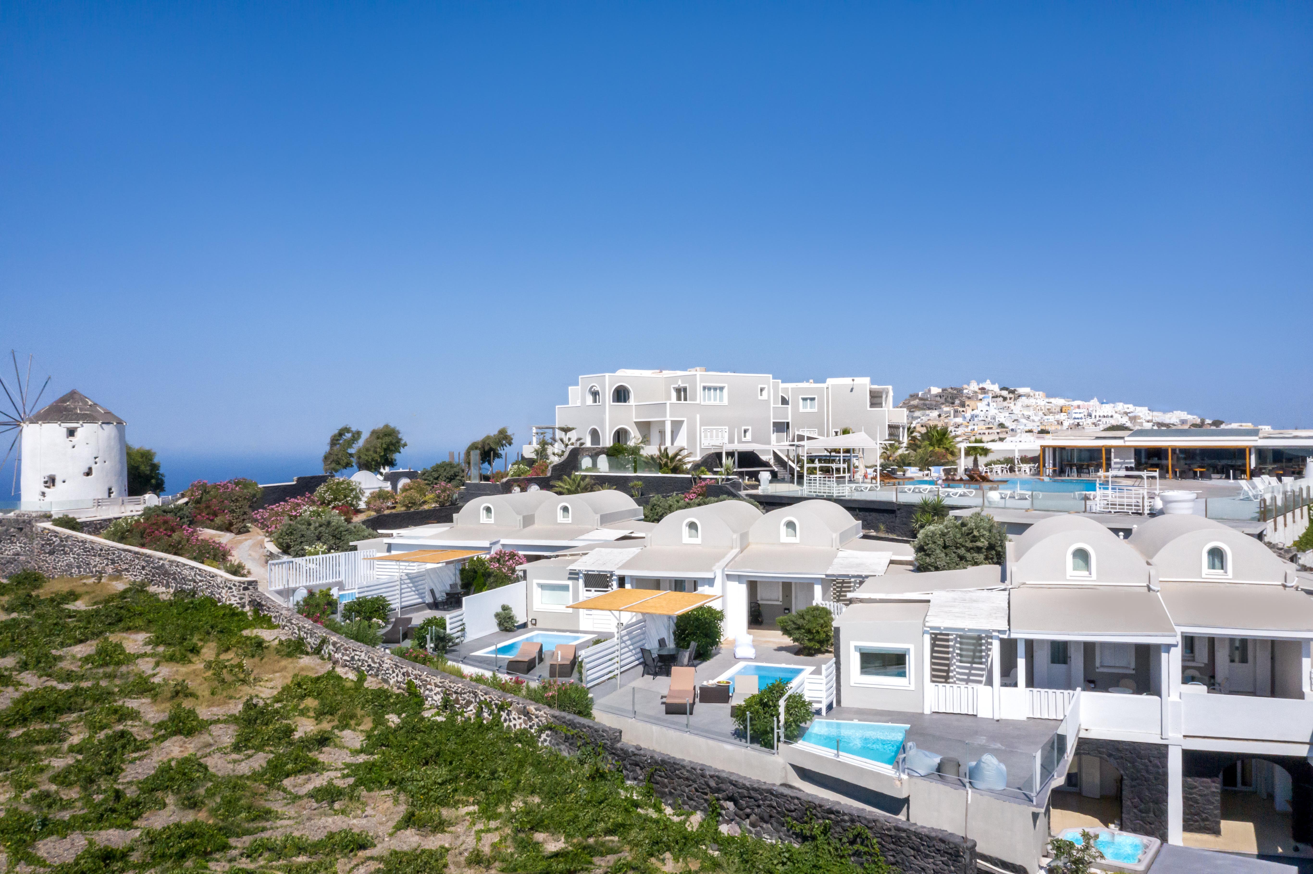 Orizontes Hotel Santorini Pýrgos Exteriör bild