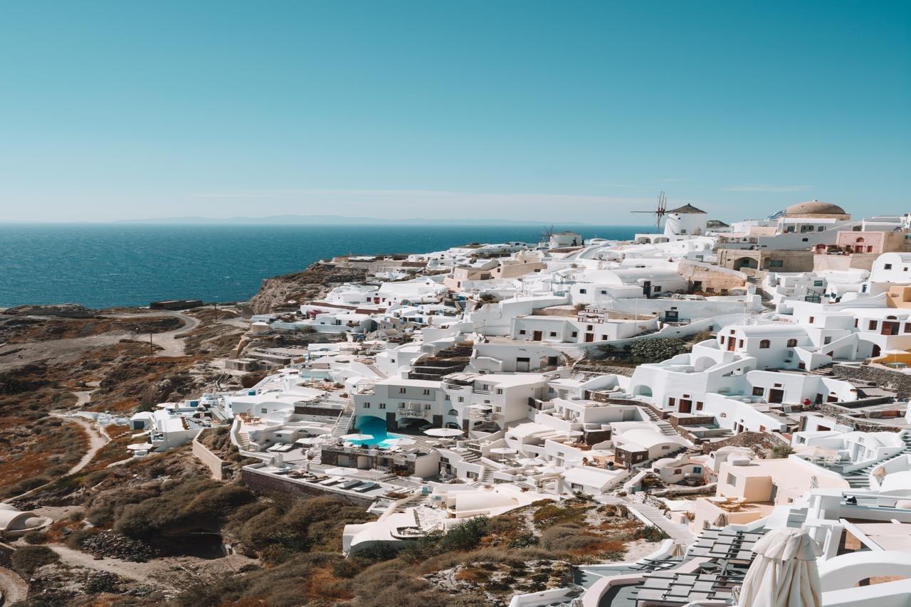 Orizontes Hotel Santorini Pýrgos Exteriör bild