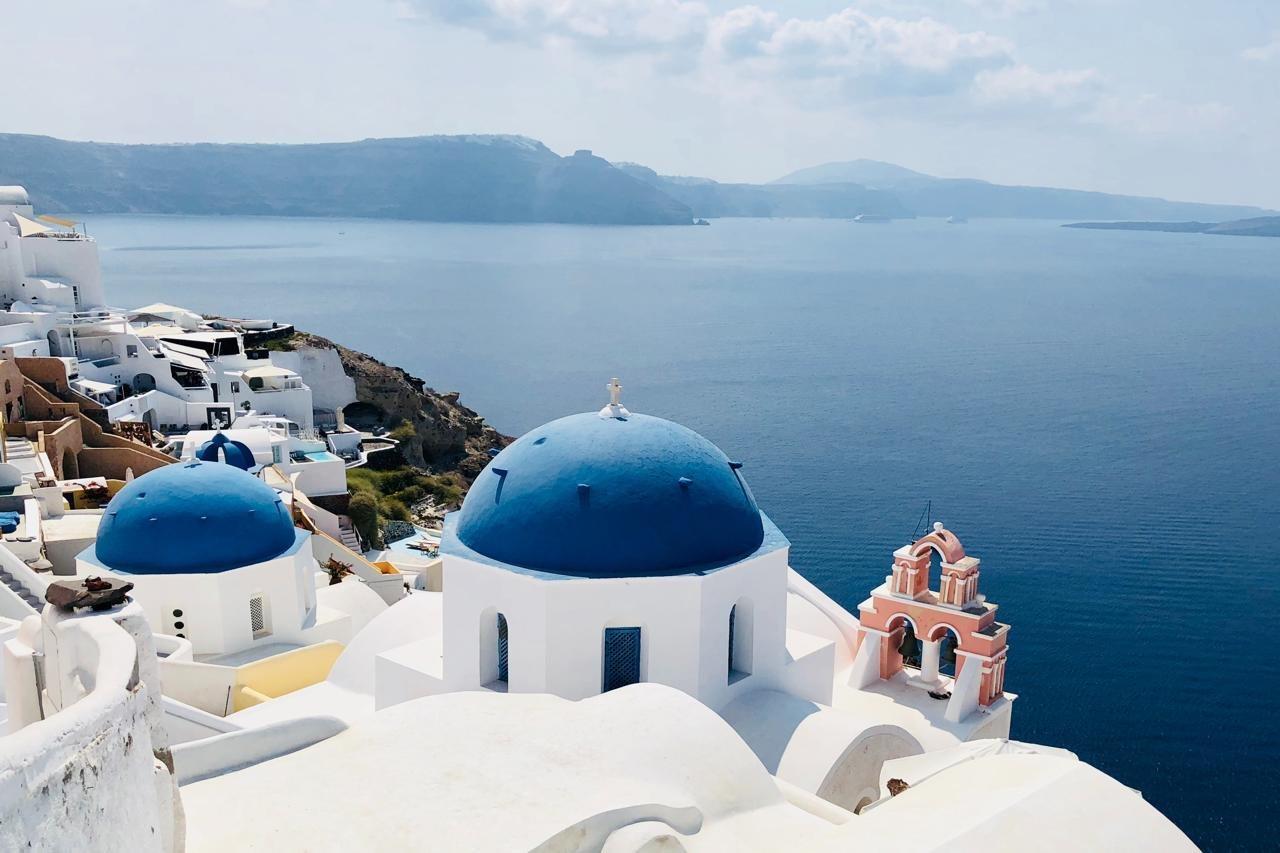 Orizontes Hotel Santorini Pýrgos Exteriör bild