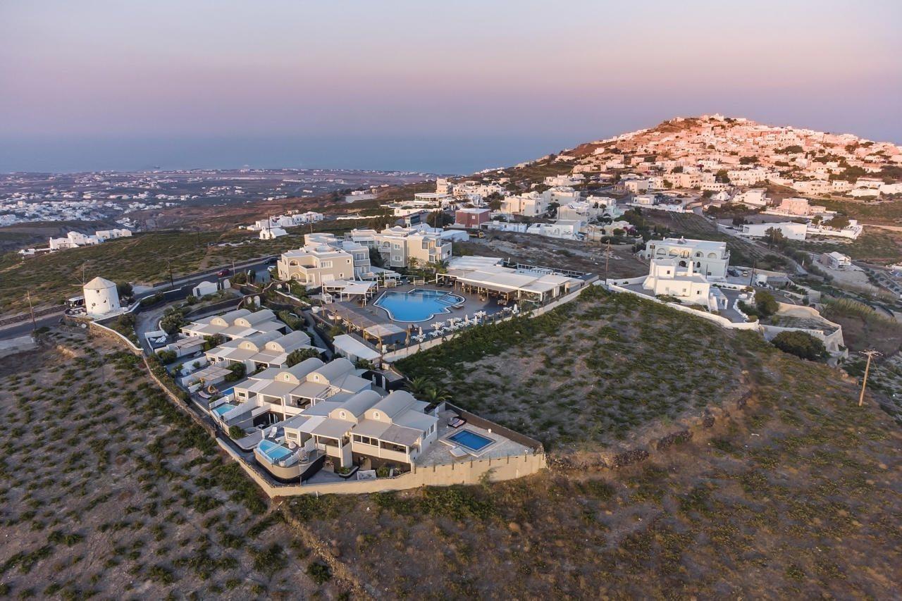 Orizontes Hotel Santorini Pýrgos Exteriör bild