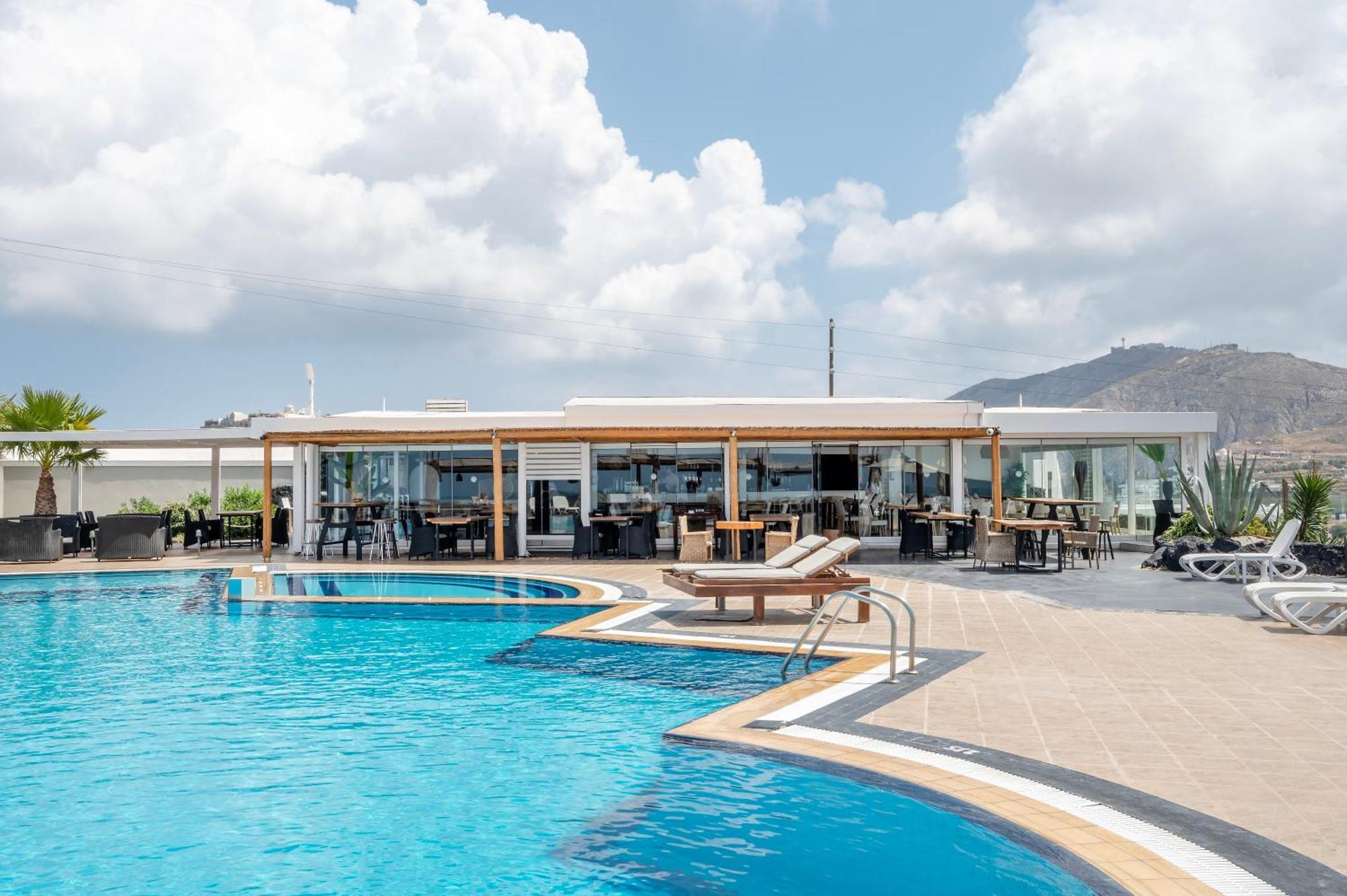 Orizontes Hotel Santorini Pýrgos Exteriör bild