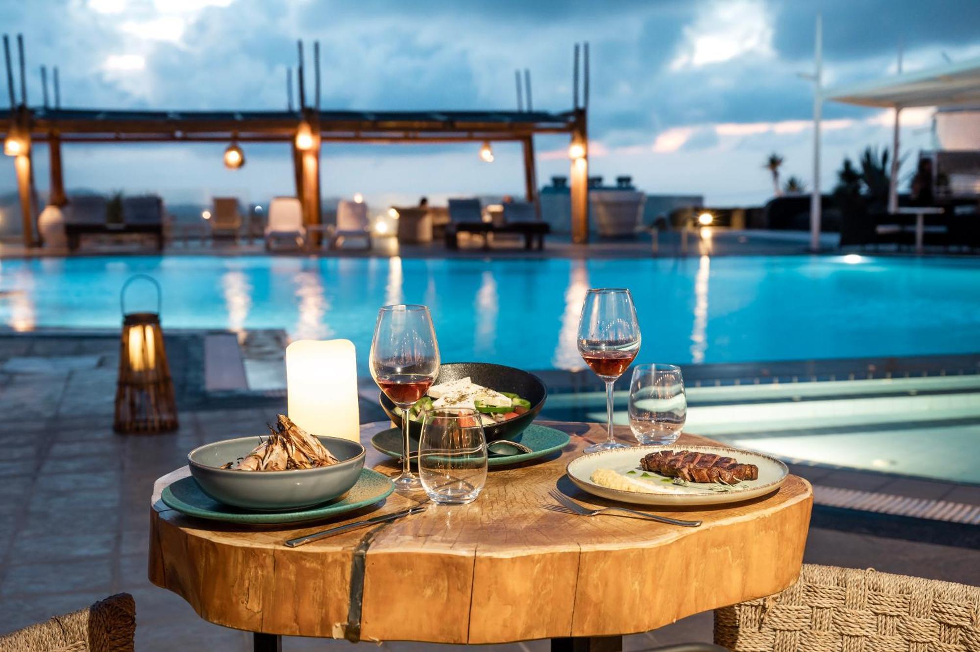 Orizontes Hotel Santorini Pýrgos Exteriör bild